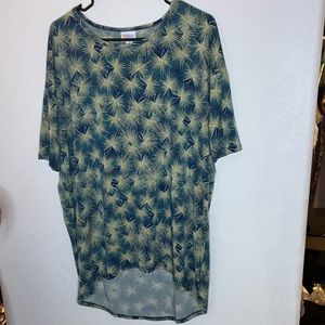 Lularoe Irma with palm leaves size xs